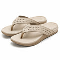 Infradito 42/43 beige in materiale sintetico con suola ammortizzata