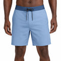 Costume da bagno uomo M azzurro in tessuto sintetico con coulisse